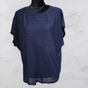 Women's large Gilli drape short sleeve top